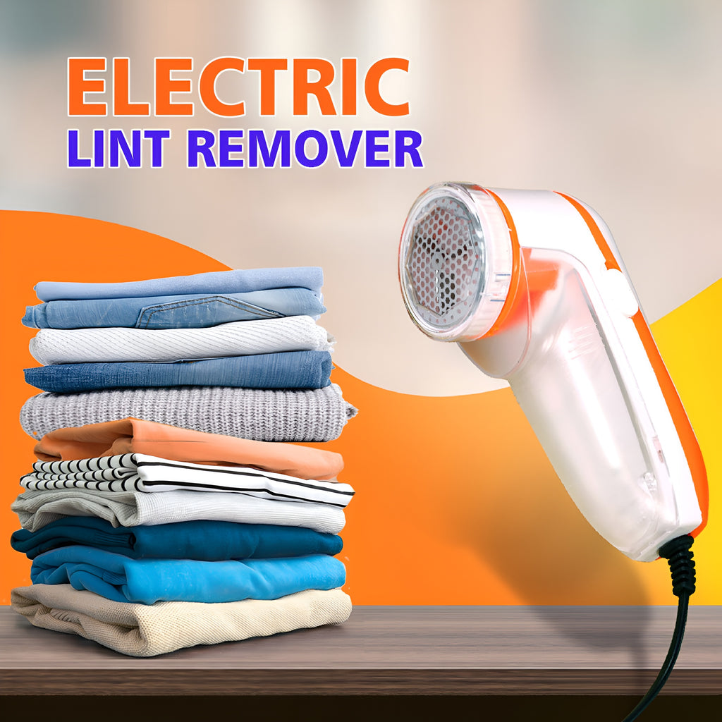New NOVA NLR-208 Electric Fabric Lint Remover ? Rechargeable, High-Speed Rotary Blades