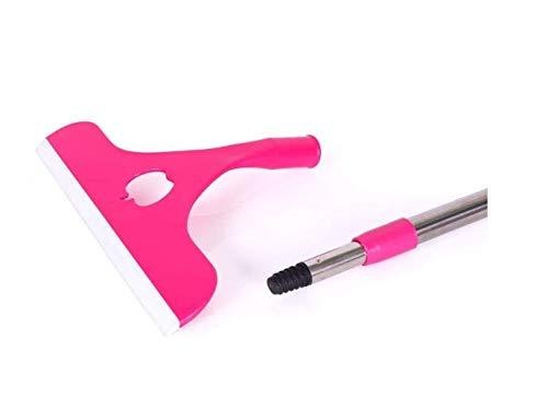 Stainless Steel Glass Wiper with Retractable Handle ? Window &amp; Glass Cleaning Scraper (Random color)
