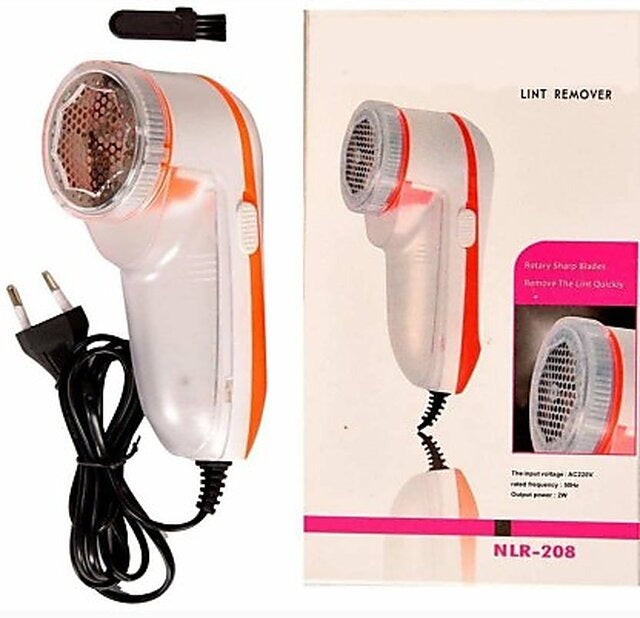 New NOVA NLR-208 Electric Fabric Lint Remover ? Rechargeable, High-Speed Rotary Blades