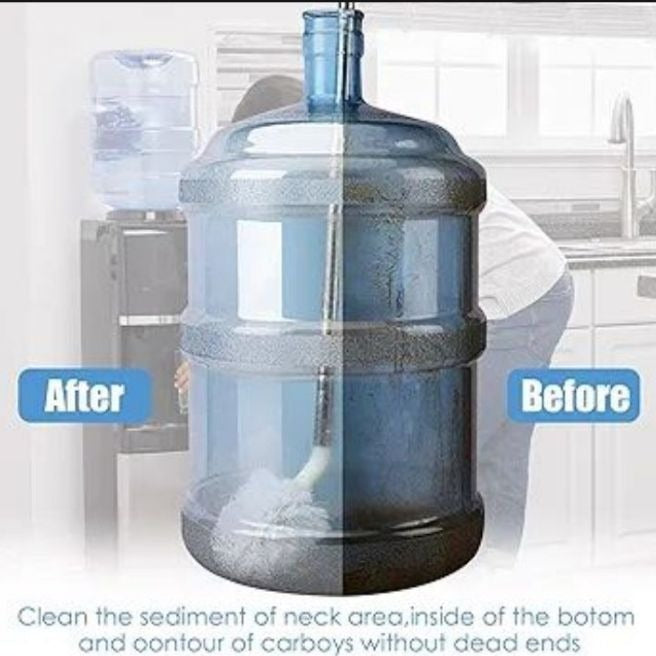 High-Quality Water Bottle Cleaning Brush for 19-Liter Bottles ? Durable Bristles &amp; Ergonomic Handle for Hygienic Water Dispenser Maintenance