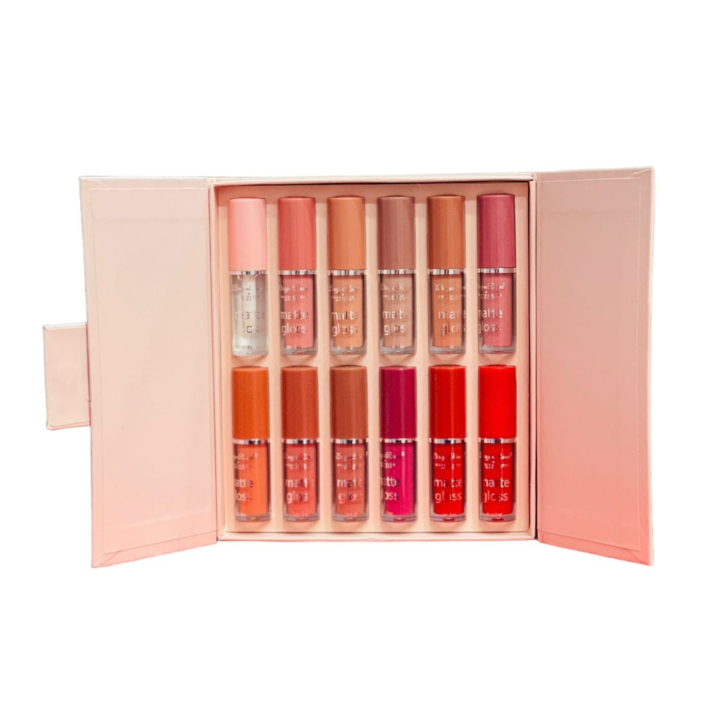 Mocallure 12-Piece High Pigment Lip Gloss Set ? Long-Lasting, Vibrant Shades
