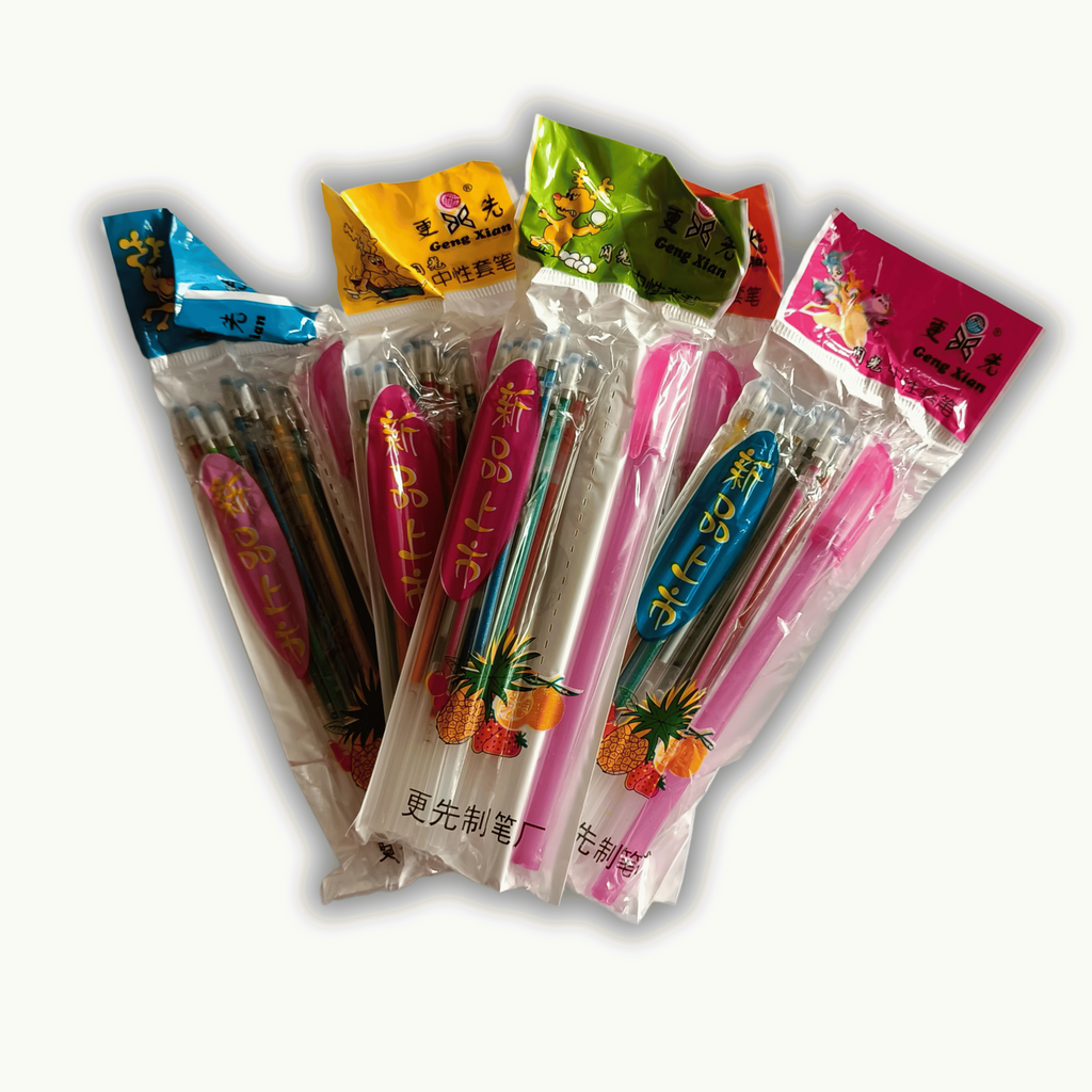 Glitter Gel Pen Refills Set ? 5 Multi-Colored Metallic Ink Refills for Smooth Writing &amp; Creative Art