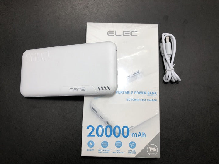 Elec 20000mAh Power Bank ? PD Fast Charging, High-Capacity Portable Charger