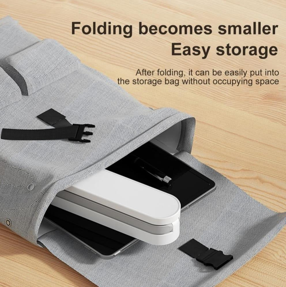 B005 LED Folding Table Lamp ? Rechargeable Stepless Dimmable Desk Light with Type-C Charging &amp; Lithium Battery