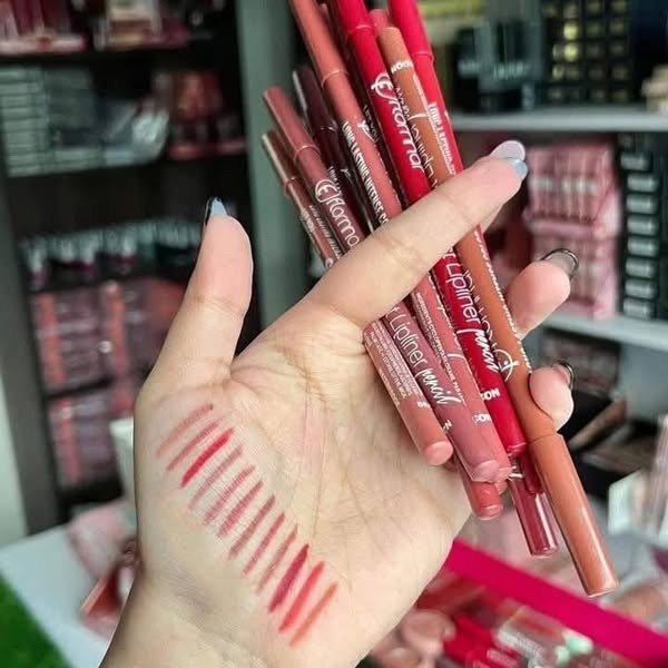 Flormar Perfect Lipliner ? Long-Lasting &amp; Intense Color | Smooth Application | Pack of 12 Shades