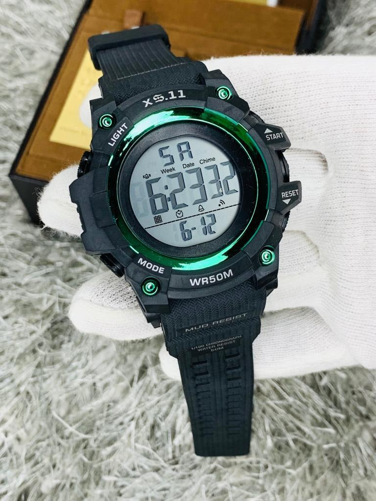 Waterproof Men's Digital Sports Watch ? Mens' Stylish Sport Watch (Without Box)