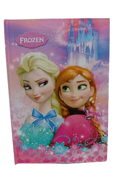 Princess, Frozen &amp; Sofia Cover Fancy Lock Spiral Binding Diary ? Medium Size with Box ? 40 Pages (22 x 16 cm)