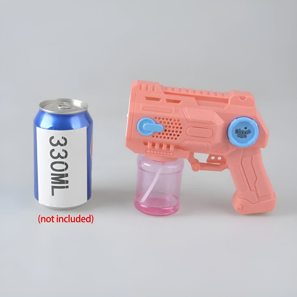 Children?s Handheld Porous Electric Bubble Gun with Lights &amp; Music ? Automatic Mess-Free Bubble Blower with Bottle Fix System for Indoor/Outdoor Play, Pool Parties, Birthdays &amp; Special Events (Random Color)