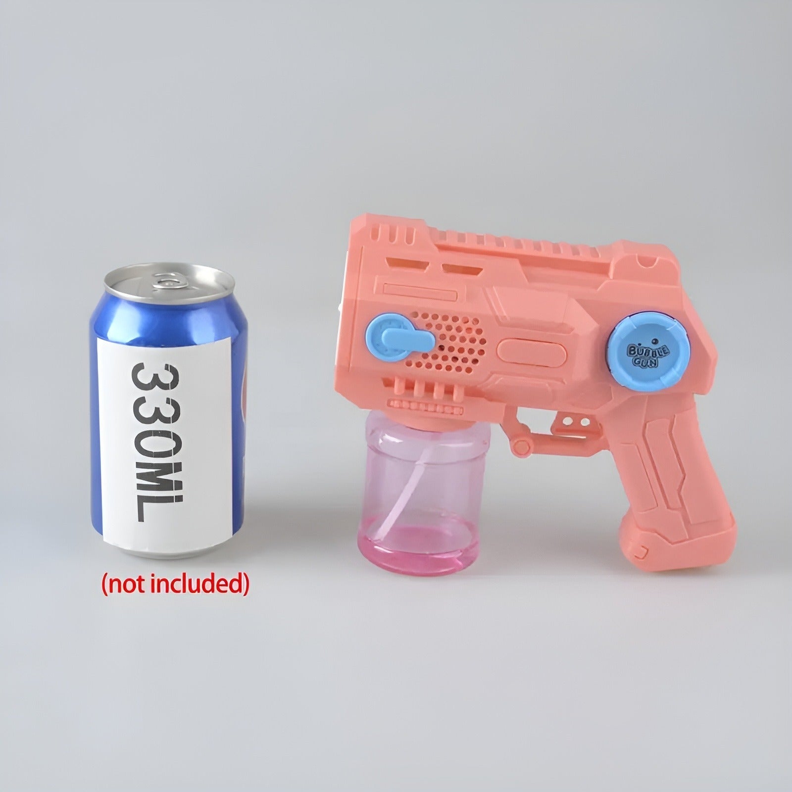 Children?s Handheld Porous Electric Bubble Gun with Lights &amp; Music ? Automatic Mess-Free Bubble Blower with Bottle Fix System for Indoor/Outdoor Play, Pool Parties, Birthdays &amp; Special Events (Random Color)