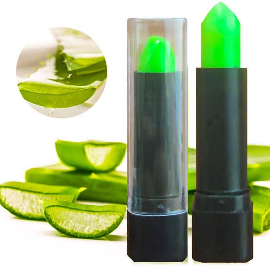 Pack Of 6 Pcs Green Color Changing Lipstick Set ? Creamy Moisturizing Magic Lip Balm, Long-Lasting Hydrating Lipstick with Temperature-Sensitive Shade Shifting to Pink ? Soft &amp; Smooth Lip Care Makeup Kit