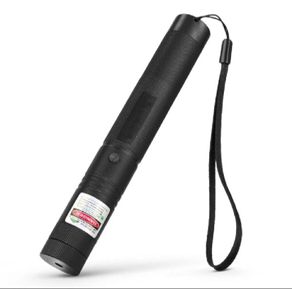 Rechargeable Powerful Green Laser Pointer ? Long Range 4 KM Beam ? Water &amp; Weather Resistant ? Steel Body