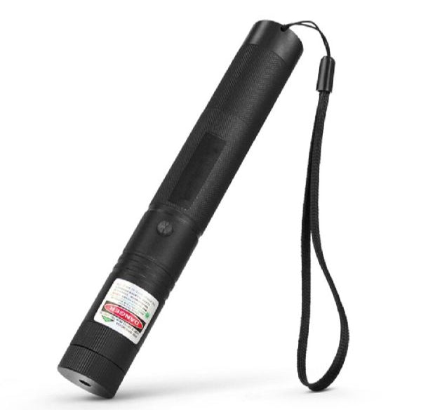 Rechargeable Powerful Green Laser Pointer ? Long Range 4 KM Beam ? Water &amp; Weather Resistant ? Steel Body