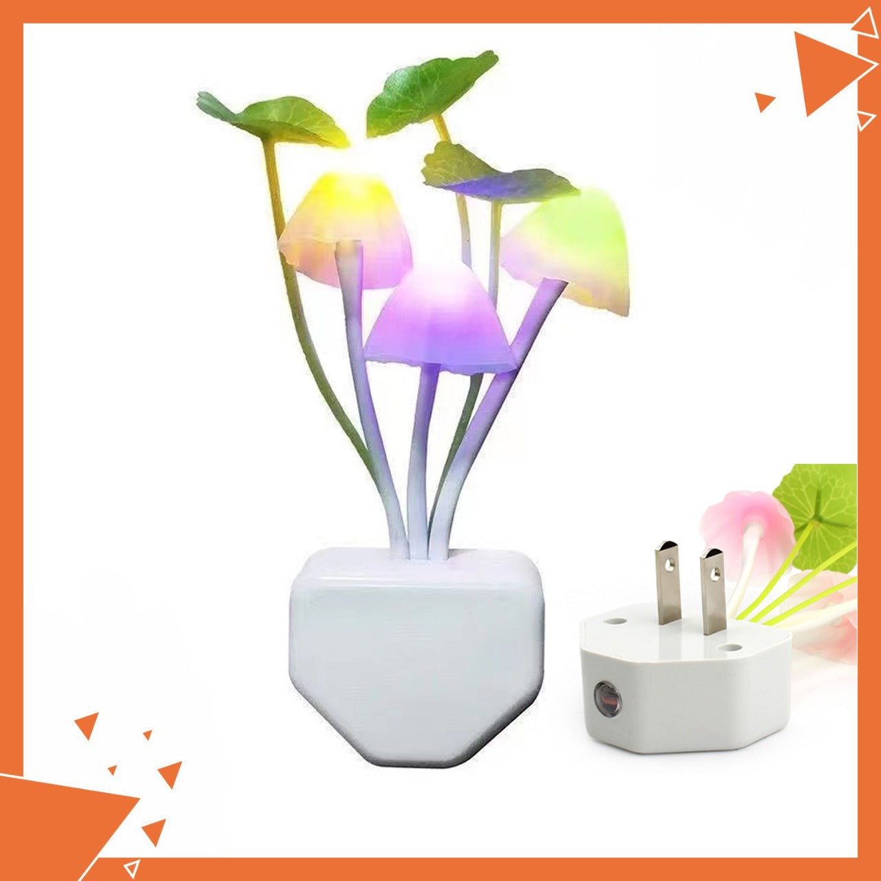 Mushroom Night Light Dusk To Dawn Sensor LED Night Lights Flower Lamp Bedroom Baby Room Lamps For Kids Gifts