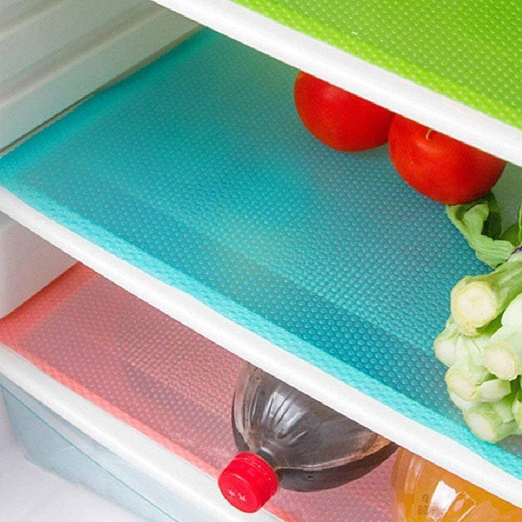 Anti-Slip Fridge Sheet Roll ? 45x150cm ? Spill-Proof Refrigerator Liner for Organized Shelves (Random color)
