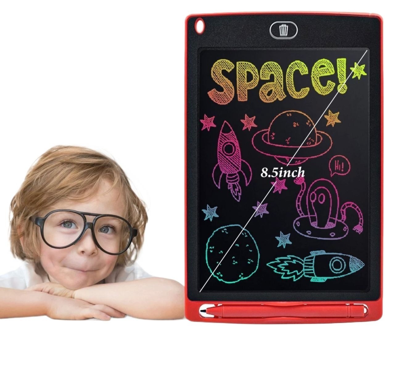 Writing LCD Drawing 8.5 Inch Multicolor Screen Tablet Available in 10inch, 12inch sizes Also