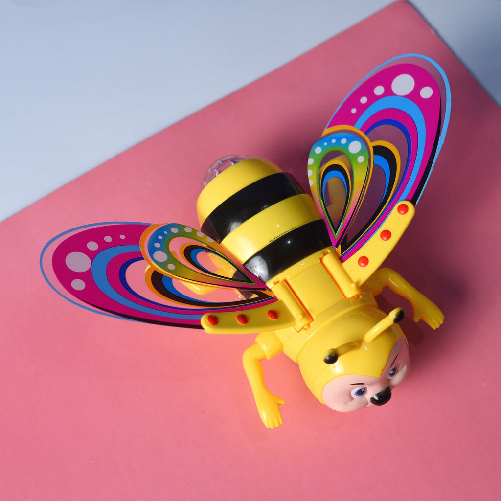 Battery Operated Light Sound Musical Crawling Bee Toy for Toddler Kids Boys Girls