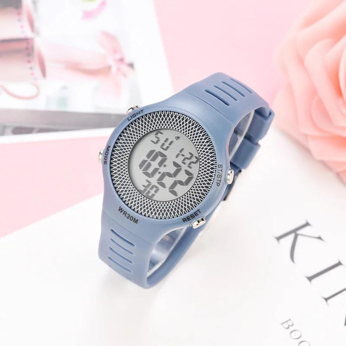 Silicon Digital Watch - Waterproof, Luminous Display, Automatic Movement, Sporty Design, No Box Included