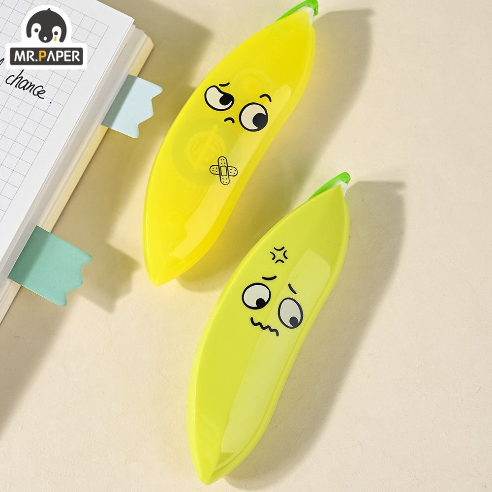 Banana Shaped Correction Tape ? Fun &amp; Portable Eraser Tool for Paper, Labels, and More ? 14cm