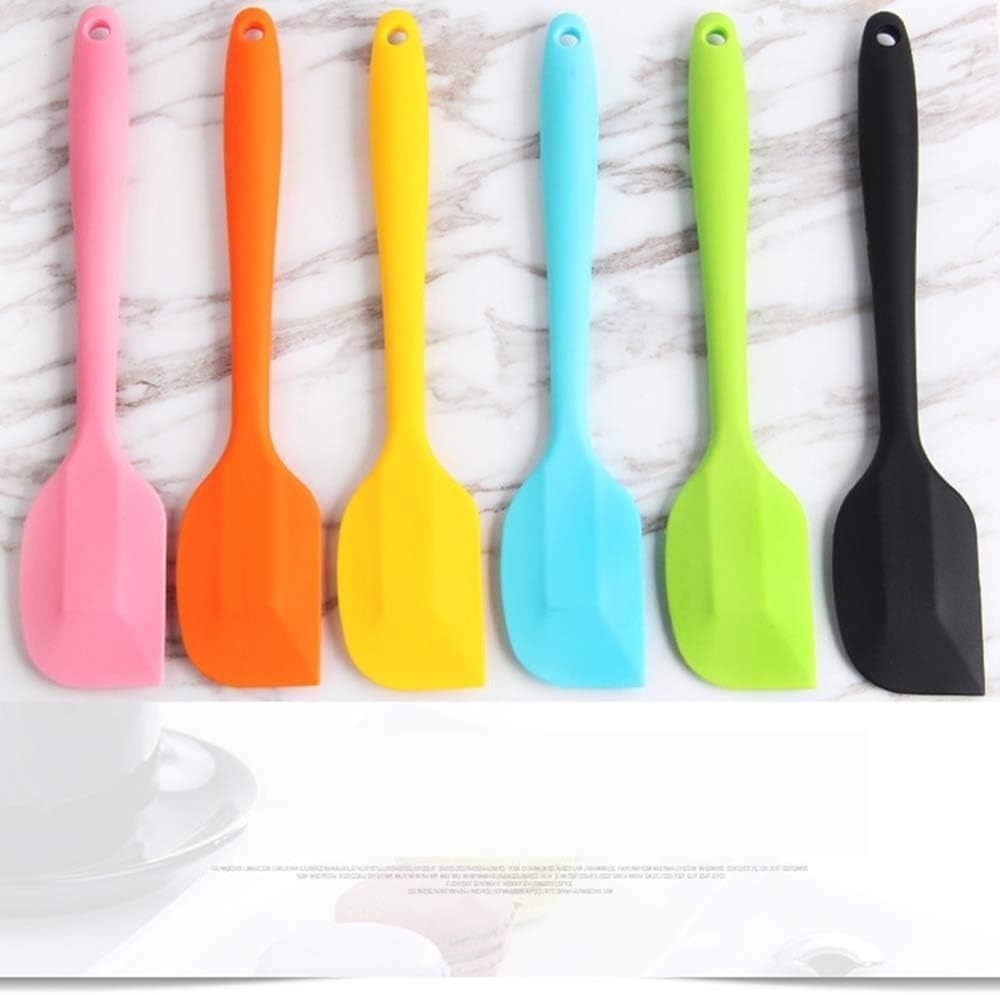 Silicone Spatula 8-Inch ? Heat Resistant, Non-Stick Flexible Rubber Scraper Spoon for Kitchen Use
