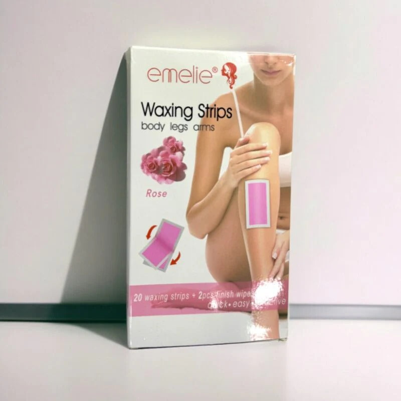 Pack of 20 Waxing Strips ? Easy Hair Removal Strips for Smooth Skin, Delivered in Random Flavour