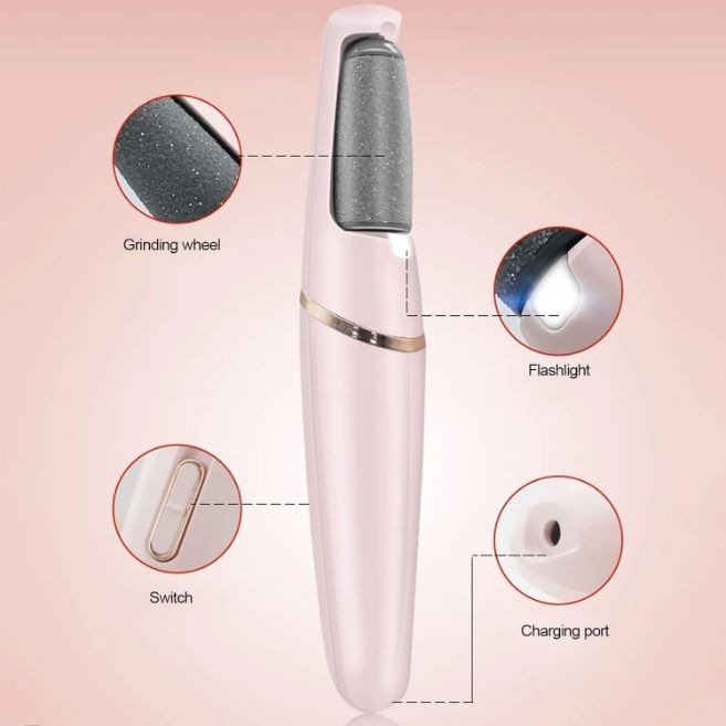 Rechargeable Electric Pedi Foot Filer ? Effective Callus Remover for Soft, Smooth Feet