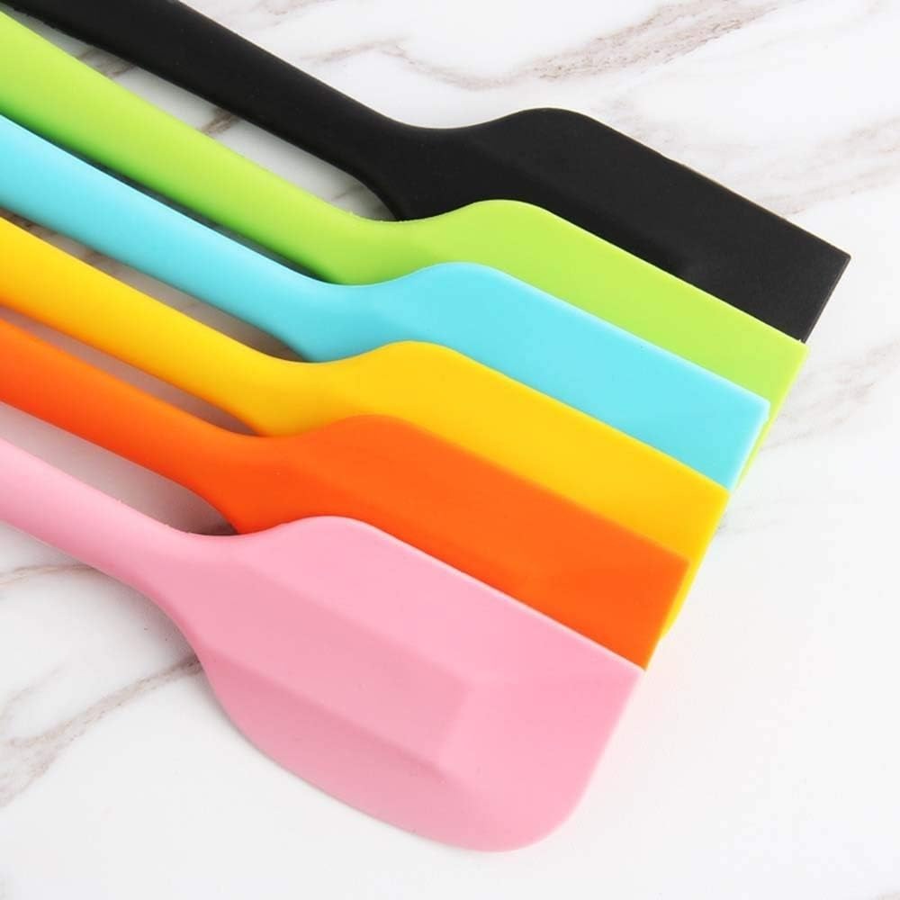 Silicone Spatula 8-Inch ? Heat Resistant, Non-Stick Flexible Rubber Scraper Spoon for Kitchen Use