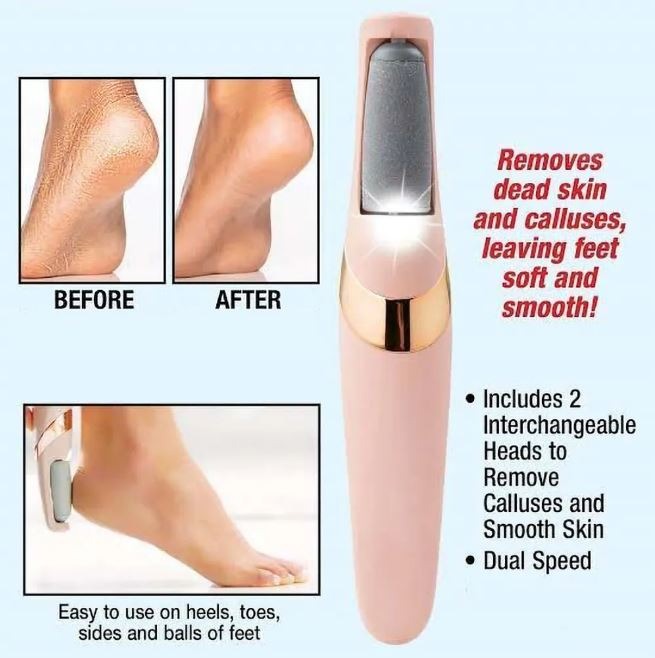 Rechargeable Electric Pedi Foot Filer ? Effective Callus Remover for Soft, Smooth Feet