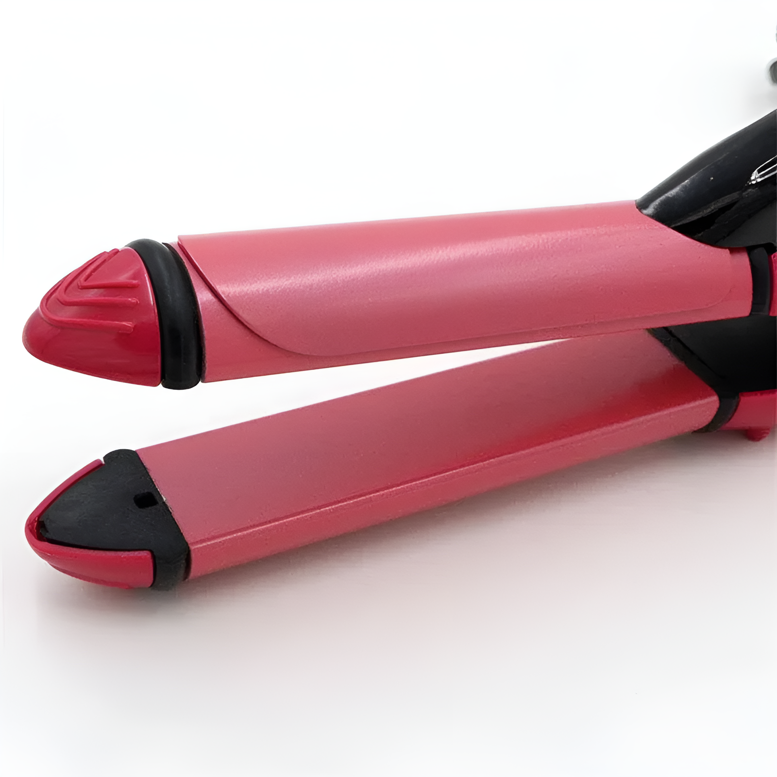 Nova 2-in-1 Hair Straightener &amp; Curler ? Model NH-2009, Quick Heat-Up Ceramic Plates for Smooth Straightening &amp; Effortless Curls, Portable Dual-Use Styling Tool for All Hair Types