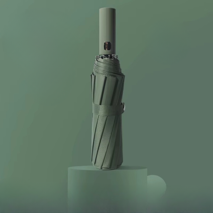 Compact Travel Umbrella with Windproof Design Gray Ghana