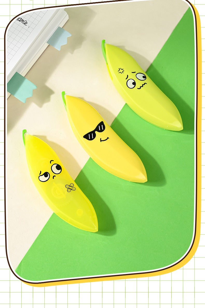 Banana Shaped Correction Tape ? Fun &amp; Portable Eraser Tool for Paper, Labels, and More ? 14cm