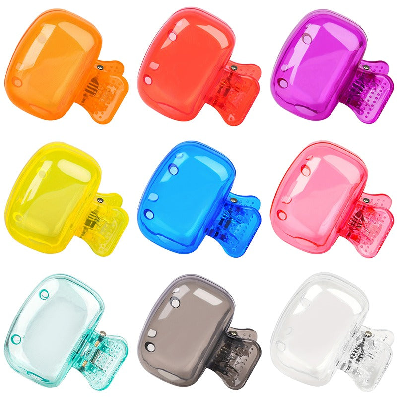 Pack of 10 ? Toothbrush Storage Cases in Random Colors ? Portable and Hygienic Holders for Travel, Office, School, and Home Use (Random Color)