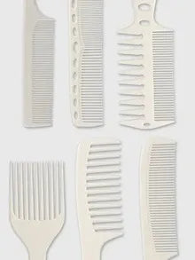 Aimeisi Multifunctional Hair Comb Set ? 6 Pcs Durable Styling Combs for Medium to Long Hair