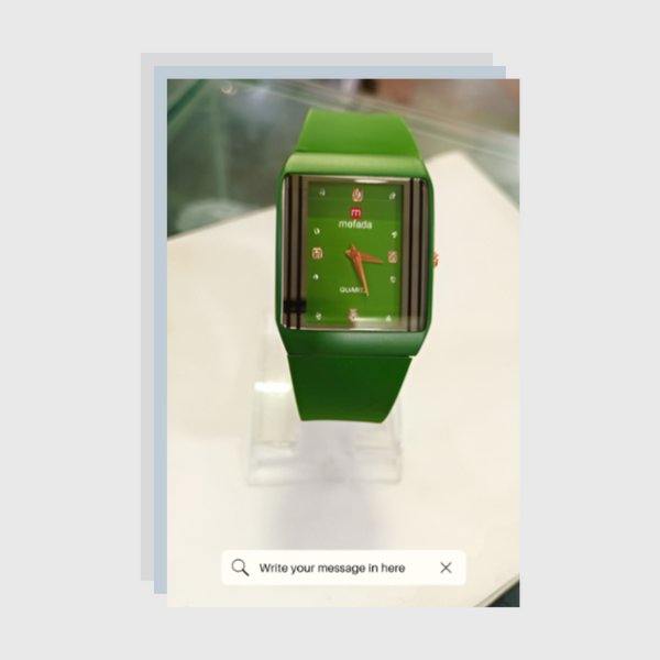 Stylish Waterproof Rubber Strap Watch ? Sporty &amp; Durable Design Water Proof