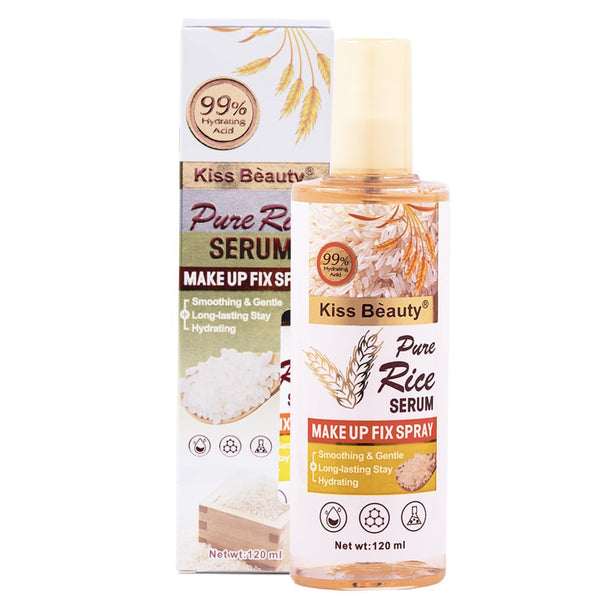 Kiss Beauty Pure Rice Serum Makeup Fix Spray – Set, Hydrate &amp; Glow! 120ml