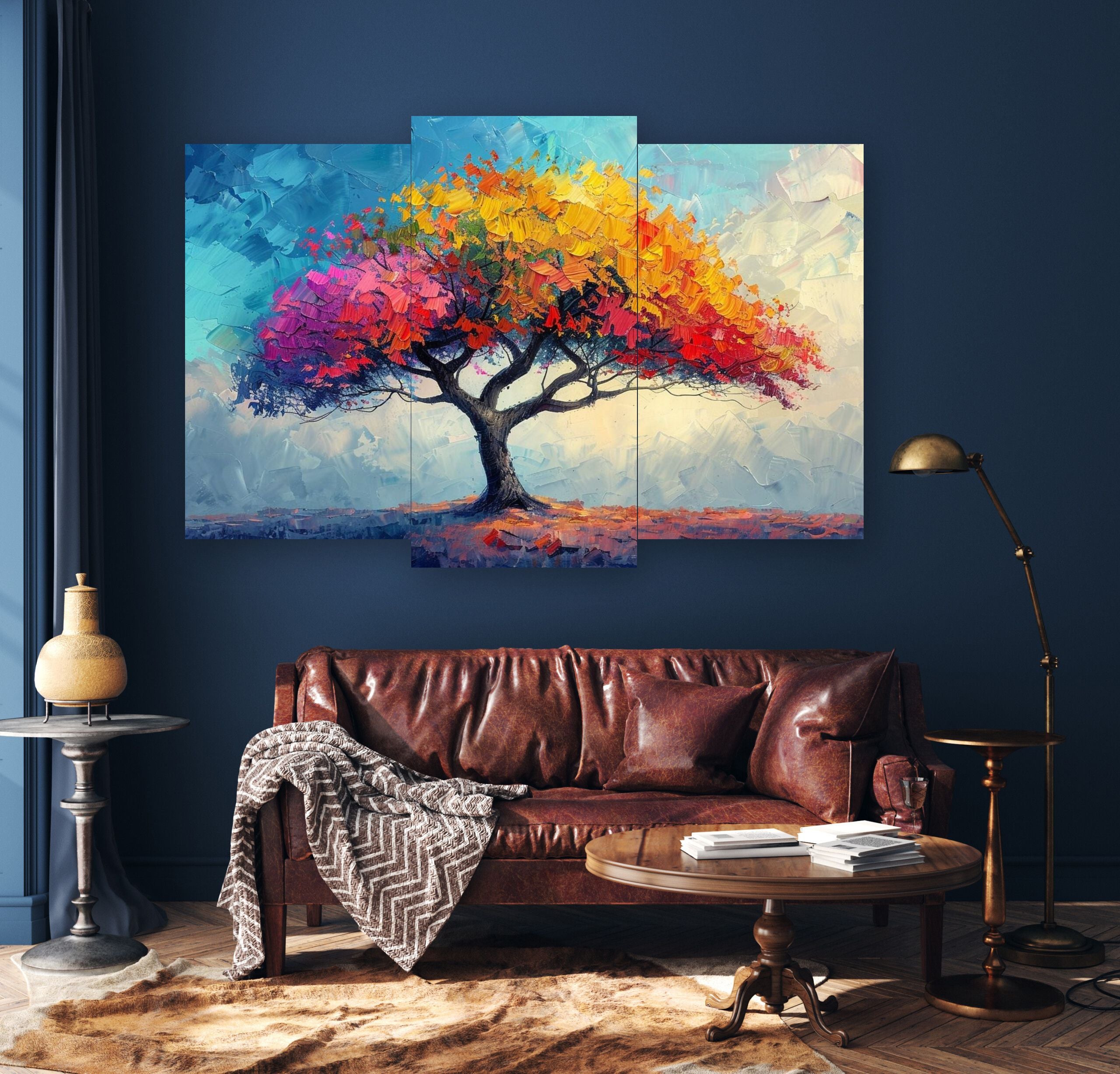 Tree sticky phototiles Wall Art ? Tree Decor For Home &amp; Office
