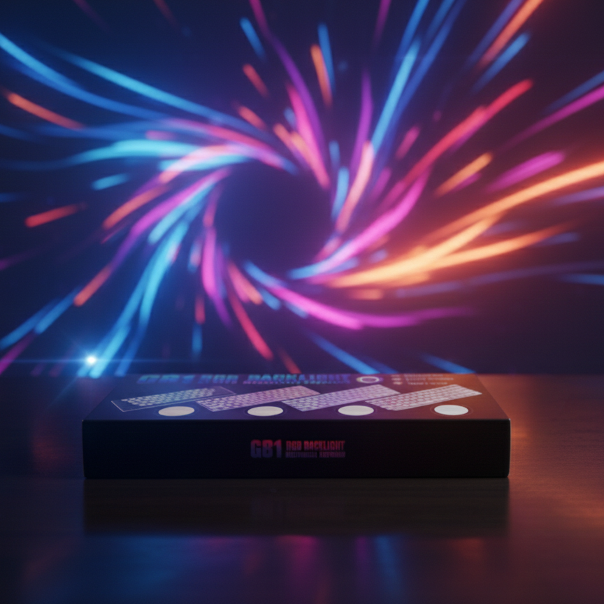 GB1 Ultra-Compact 60% Wireless Mechanical Gaming Keyboard – Triple-Mode Connectivity (2.4GHz/Bluetooth/USB-C), RGB Backlit, 61 Keys Hot-Swappable Pro Gamer Edition (Random color) - Image 3