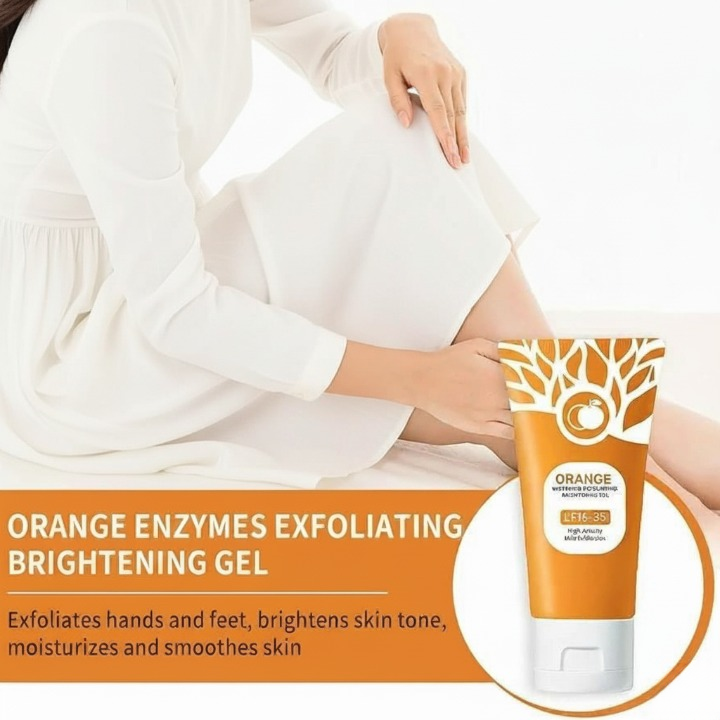 Orange Enzyme Exploiting Gel – Brightening, Exfoliating & Nourishing Citrus Skincare for Radiant, Healthy, Glowing Complexion Every Day 100g - Image 5