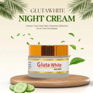 Gluta White Whitening & Brightening Cream Jar – Deep Moisturizing, Skin Softening & Nourishing Formula