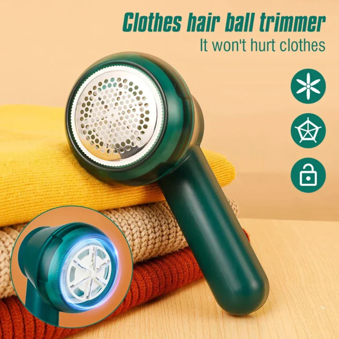 Electric Lint Remover | Rechargeable Anti-Pilling Fabric Shaver for Clothes & Sweaters - Image 7