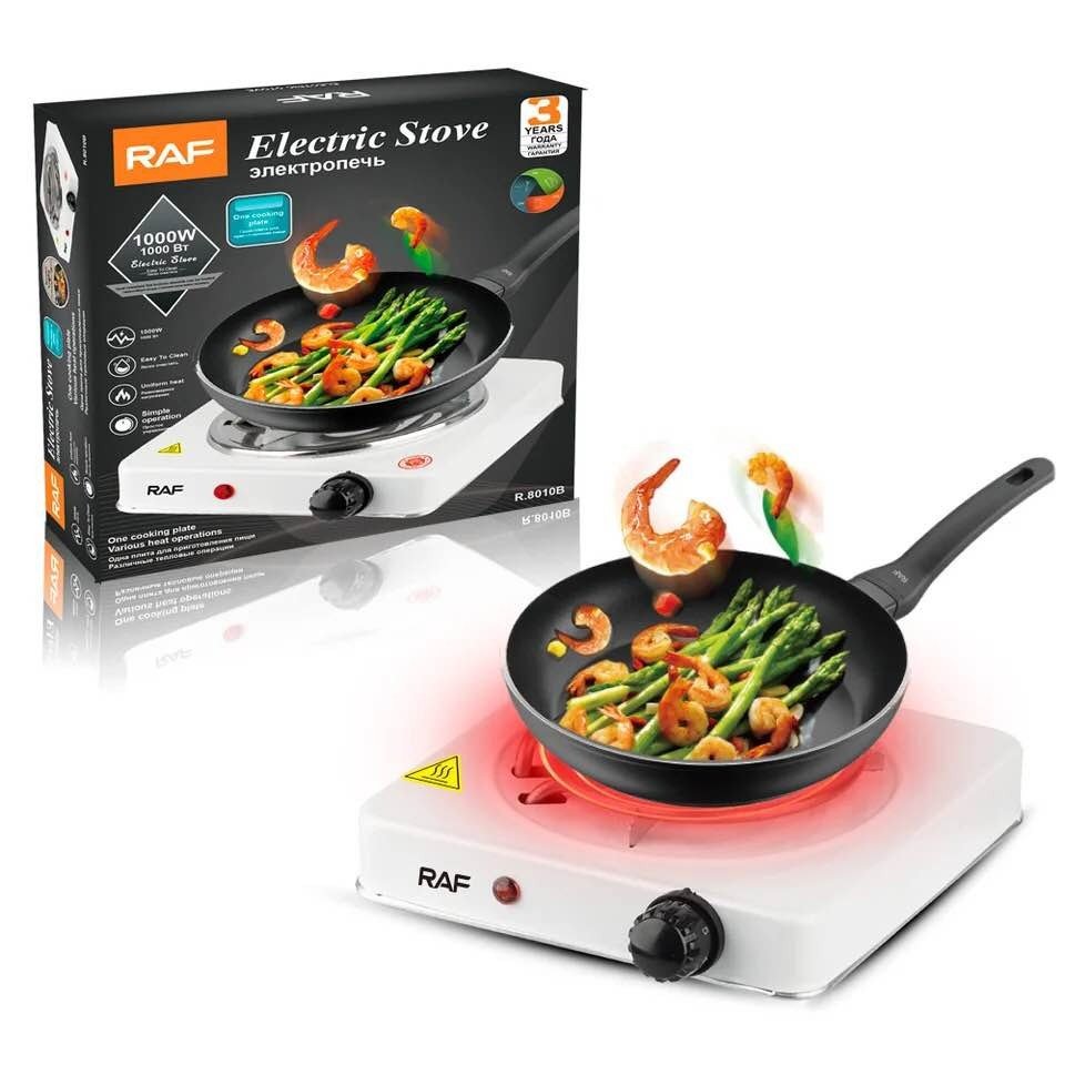 RAF Electric Stove | 1000W Hot Plate | Heats in 2 Mins | Automatic & Easy to Clean - Image 2