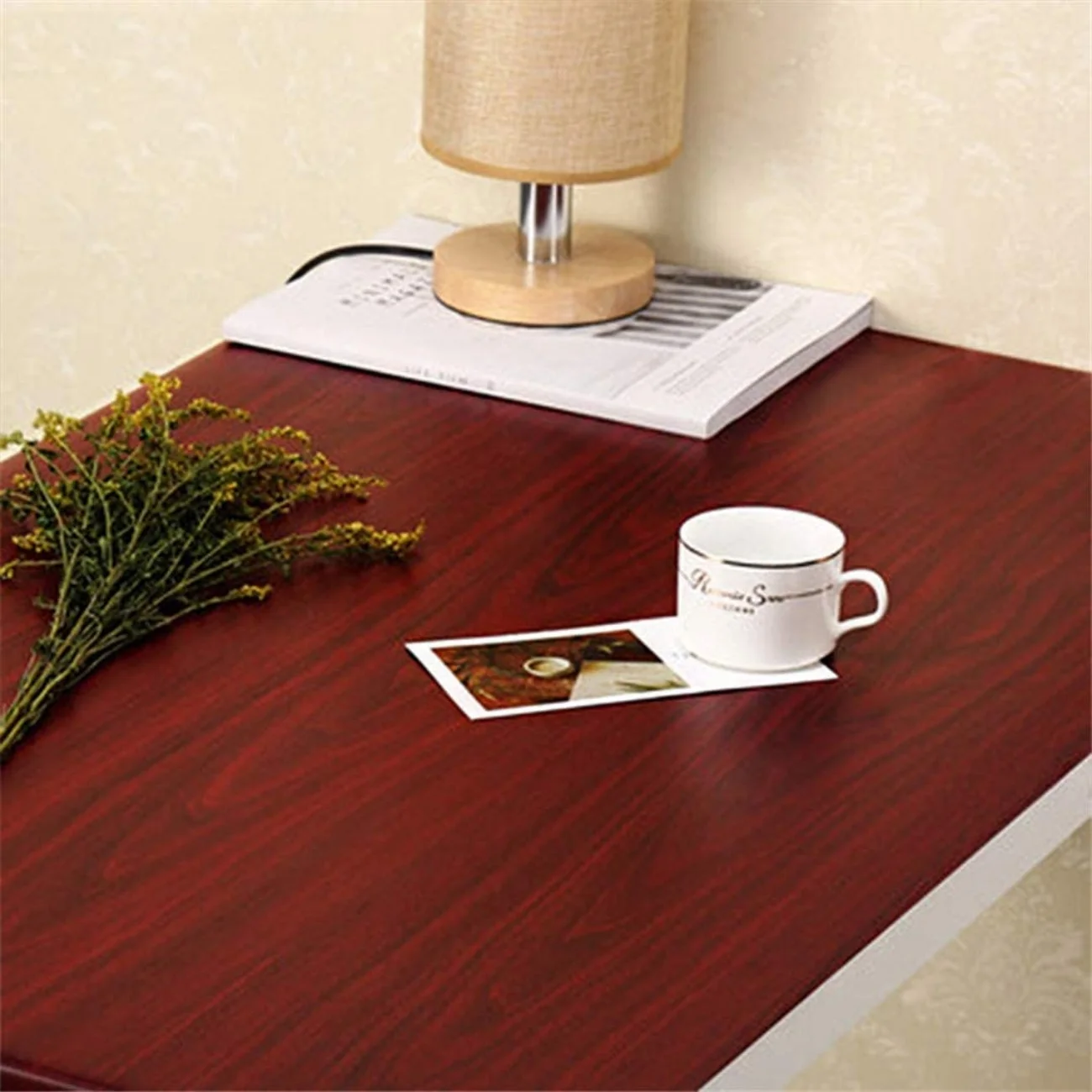 Self-Adhesive Wooden Sheet | Peel & Stick Wallpaper for Furniture Walls Kitchen Decor | YM504 - Image 2