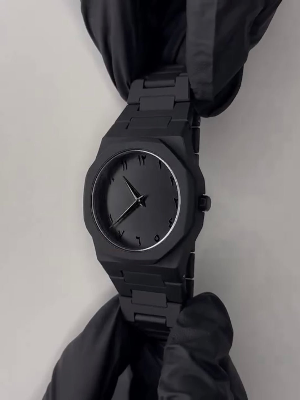 Full BLACK AURA Quartz Watch – Lightweight Design, , Premium Quality & Finish - Best Quality Analog Watch For Boys - Watch For Men | Full Black Color Watch - Without Box - Image 2