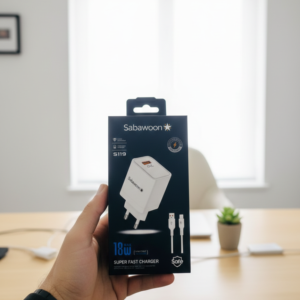 Sabawoon S119 Fast Charging Charger 🔌 | 18W Original | With Micro Cable