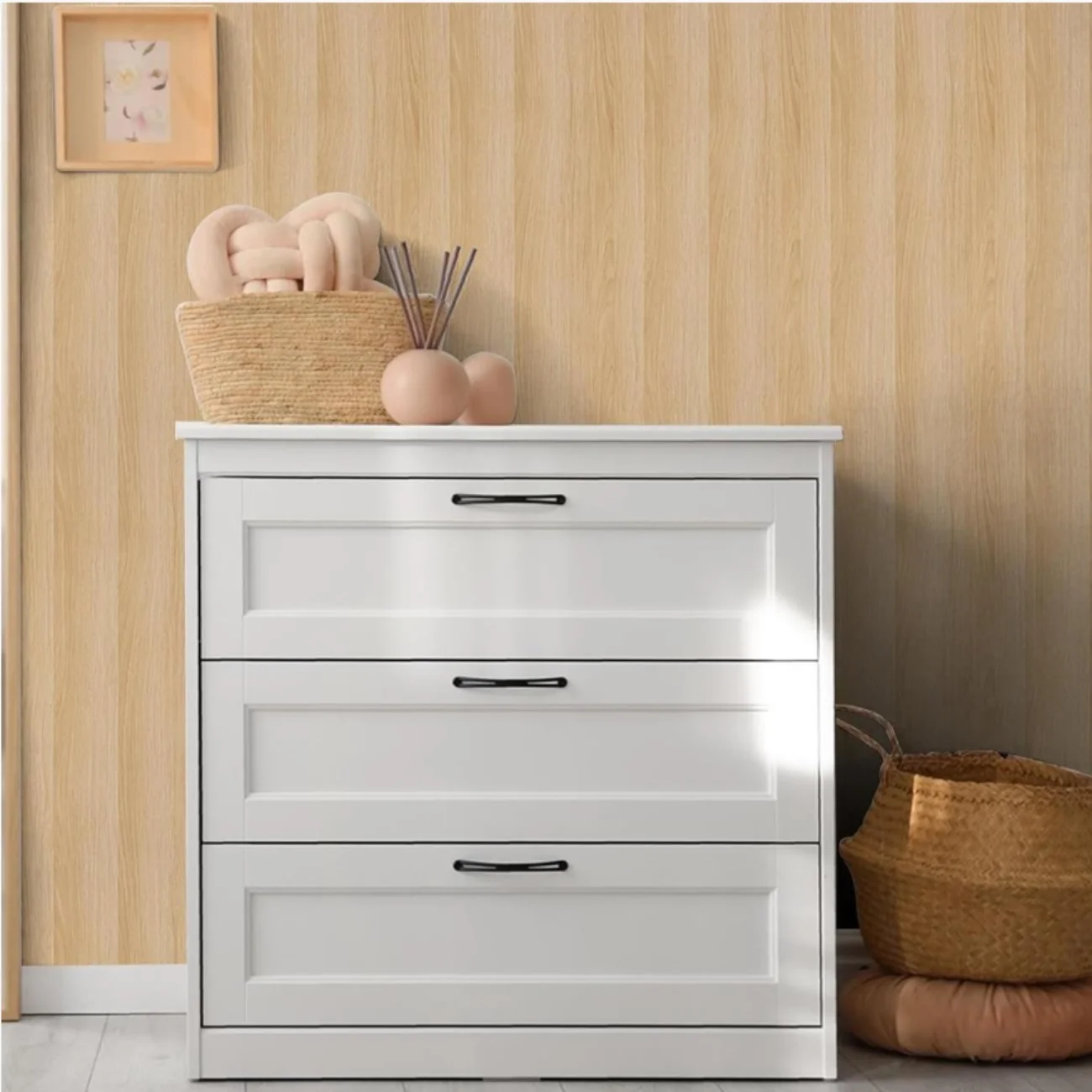 Self-Adhesive Wooden Sheet | Peel & Stick Wallpaper for Furniture Walls Kitchen Decor | YM501
