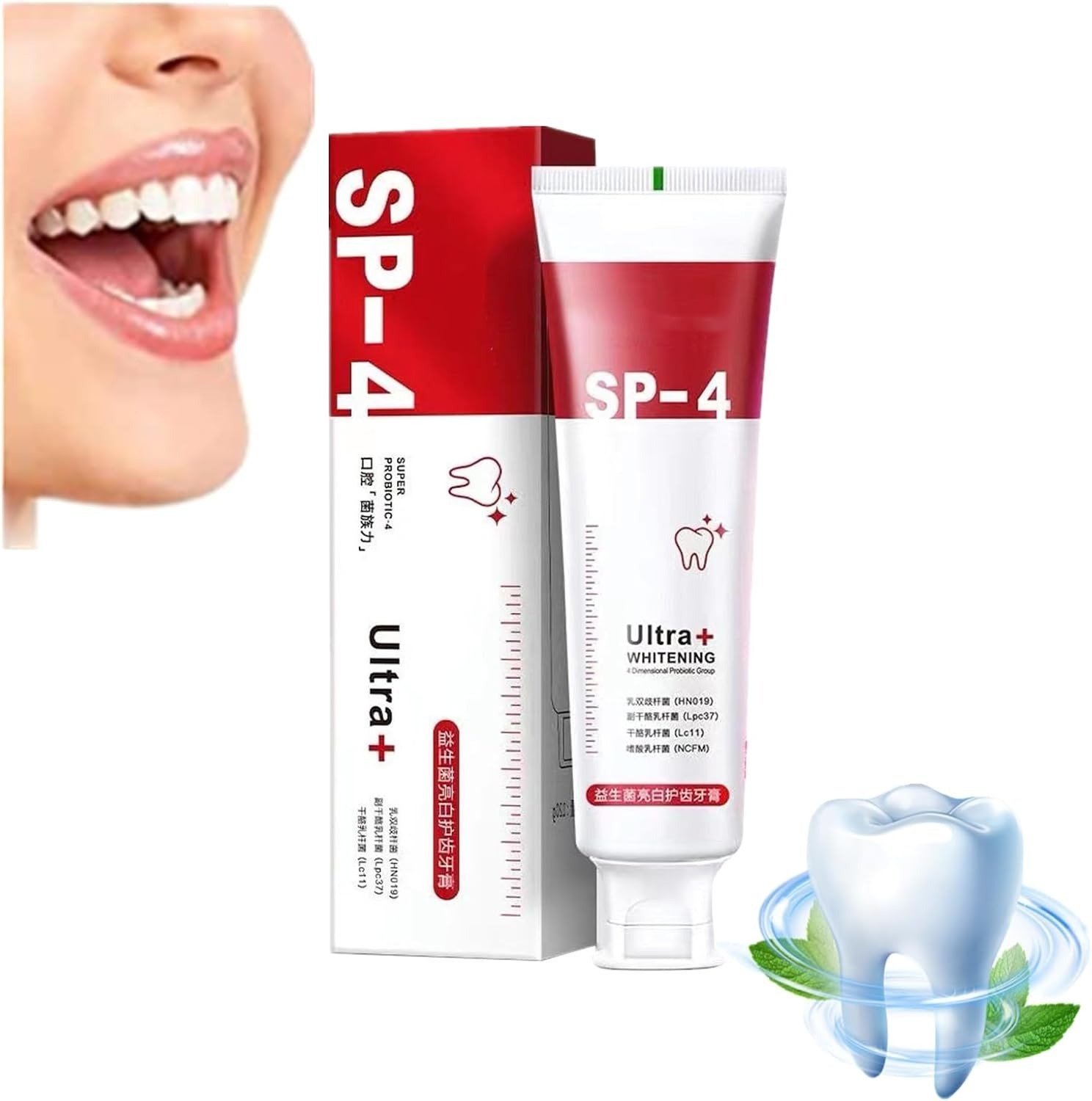 Yayashi SP 4 Ultra Whitening Toothpaste – Strong Stain Removal & Fresh Breath Daily Oral Care (120g) - Image 3