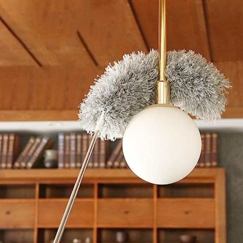 Extendable Microfiber Duster with Telescopic Handle | Long Reach, Bendable Head & Washable Cleaner - Image 2