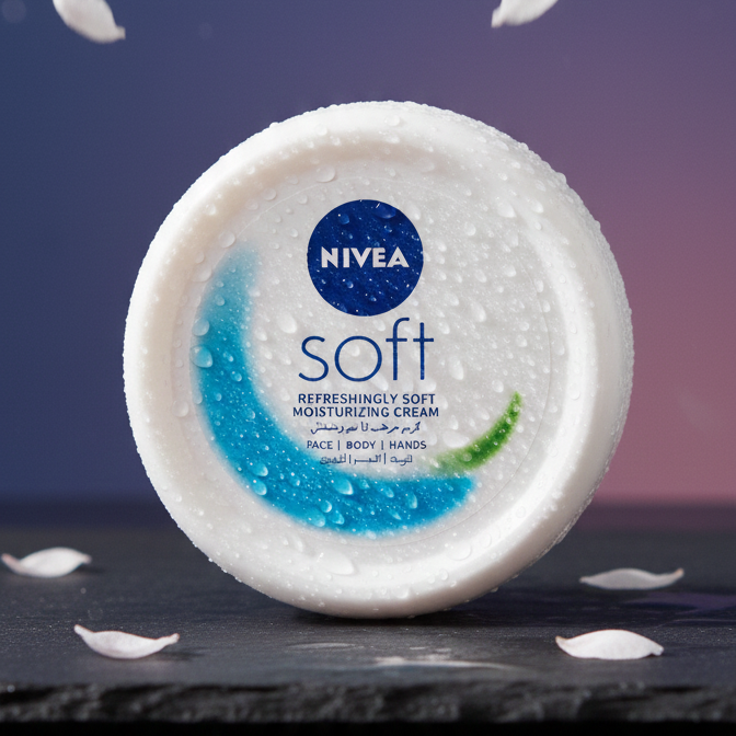 NIVEA Soft: Refreshingly Soft Moisturizing Cream - An Intensive and Lightweight Solution for All-Day Hydration - Image 2