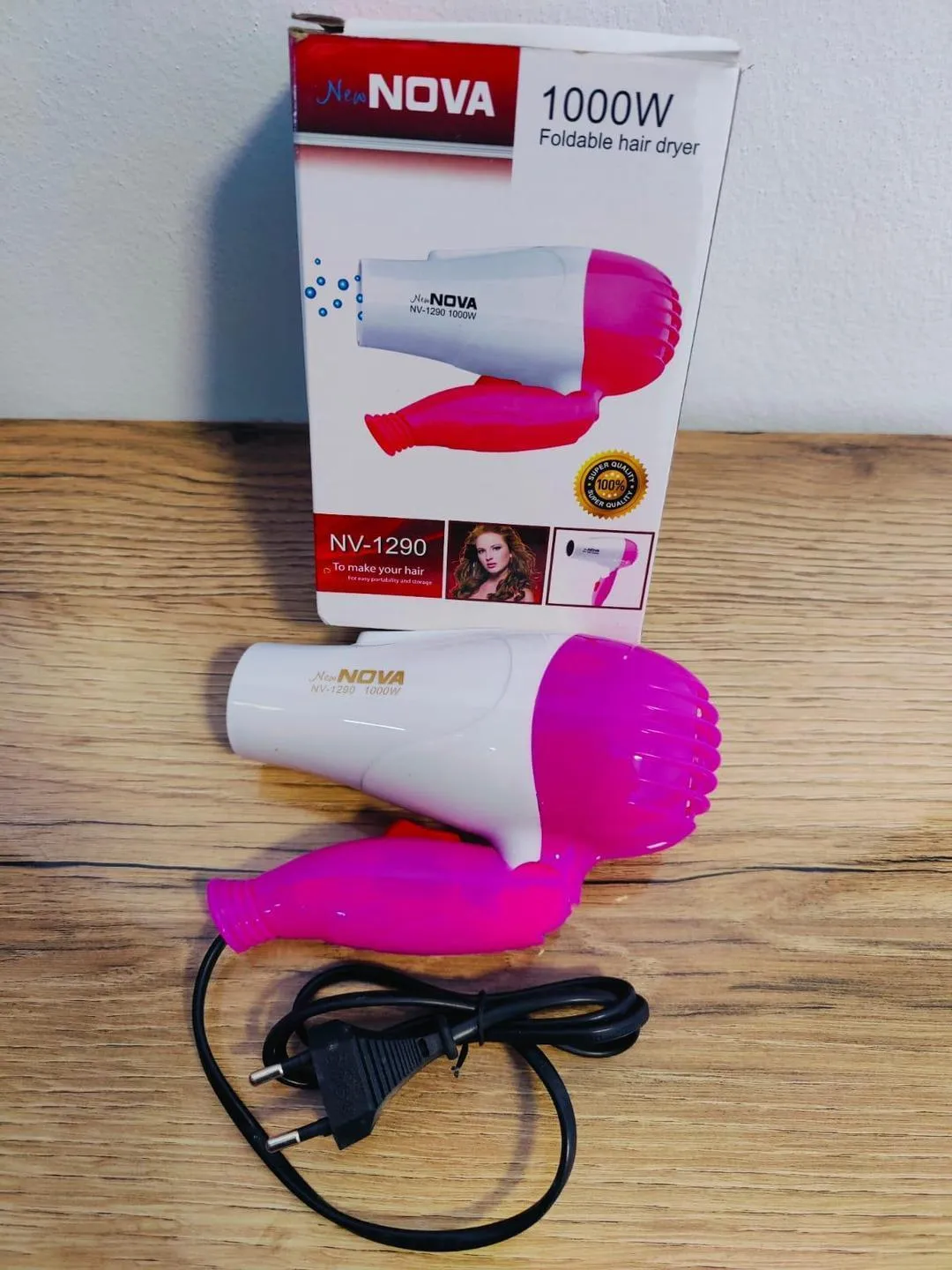 Nova Hair Dryer NV 1290 Providing Durable Quality Comfortable Use Reliable Performance Smooth Handling (Random Color) - Image 4