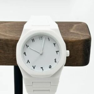 White Aura Couple Watch – Elegant Matching Timepieces, Stylish Fashion Accessories for Men and Women- Without Box