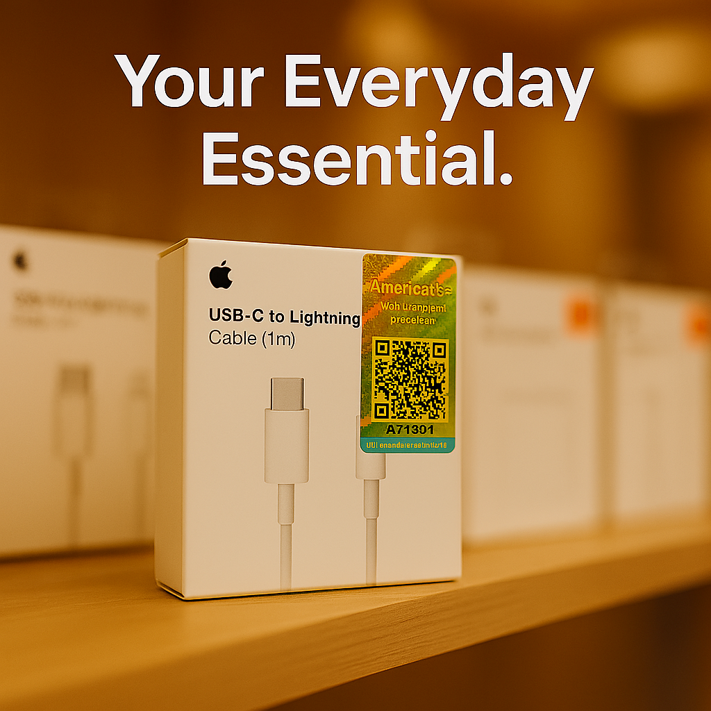 Type-C to iPhone Charging Cable – 99% Original Quality with Apple Logo - Image 3
